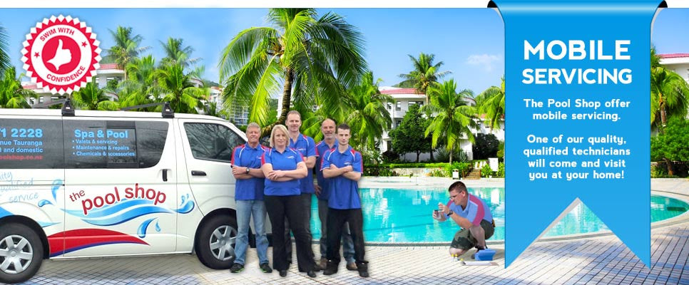 The Pool Shop offer mobile servicing